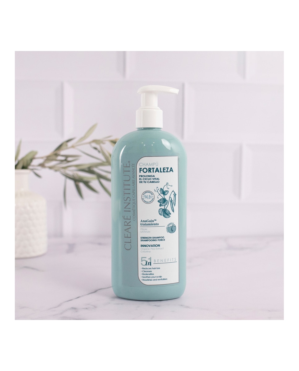 Imagen 4 de Champú Fortaleza Anticaída Clearé institute - 400 ml