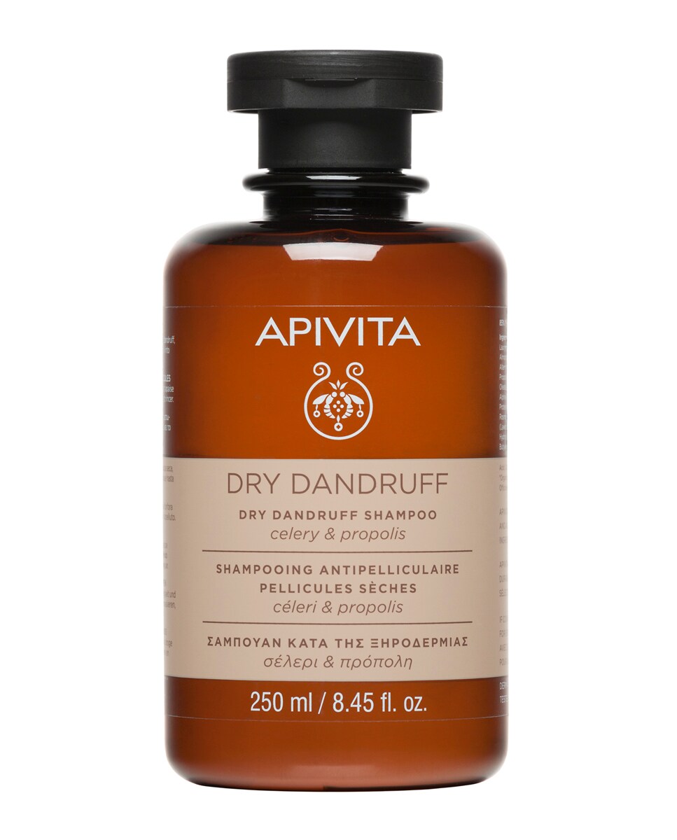 Champú Anticaspa Seca 250 ml Apivita 1
