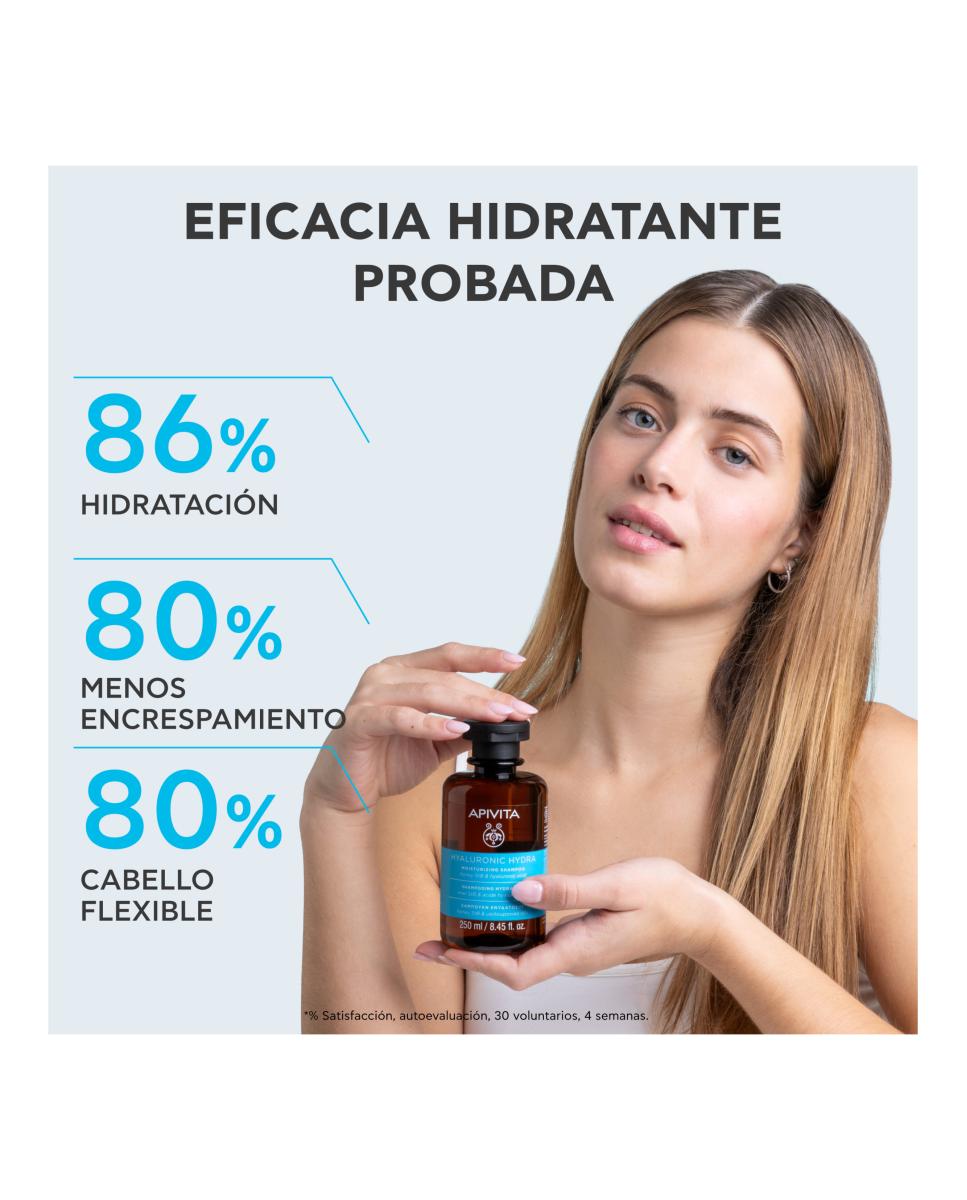 Champú Hidratante Hyaluronic Hydra Apivita - 250 ml 3