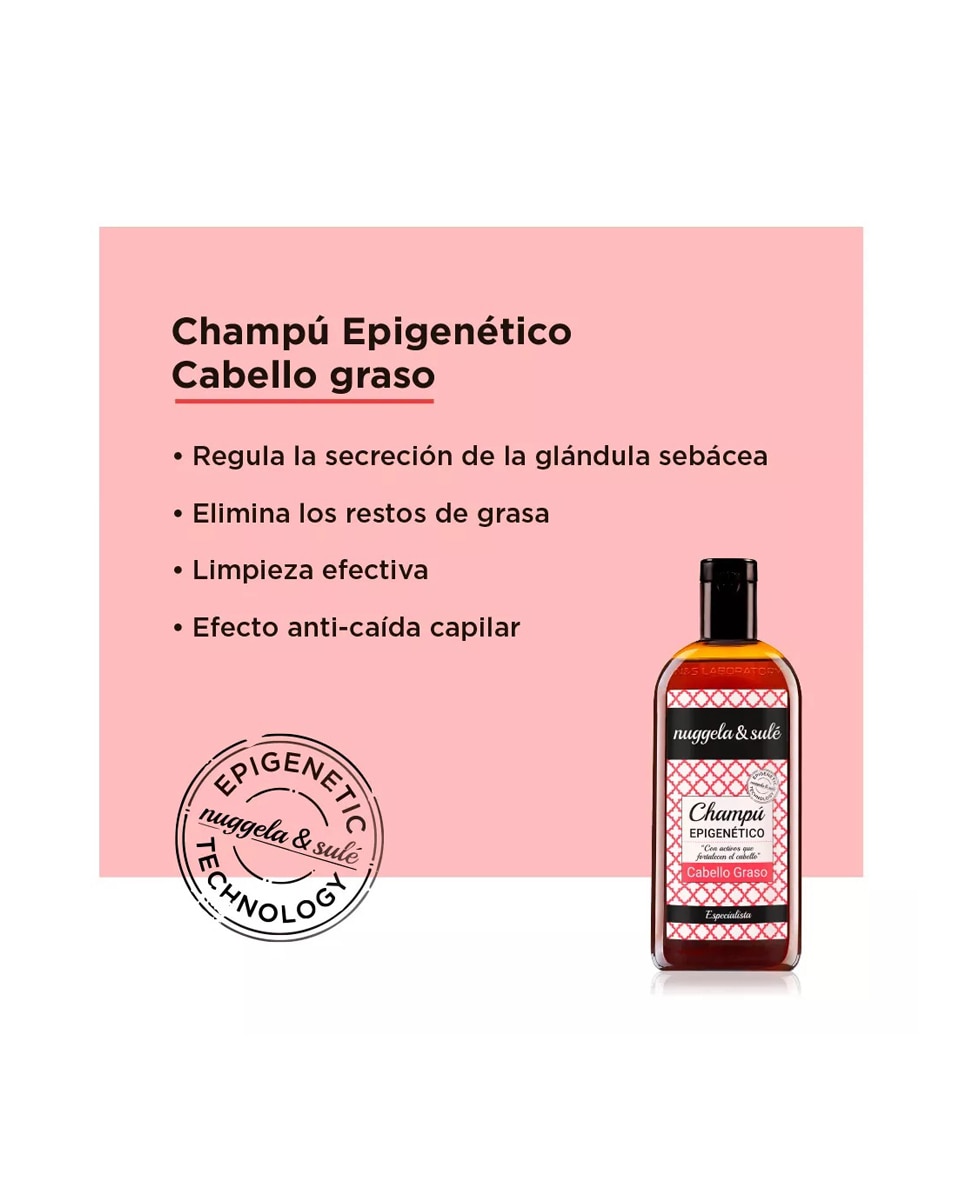 Imagen 2 de Champú Epigenético Cabellos Grasos Nuggela & Sulé - 250 ml