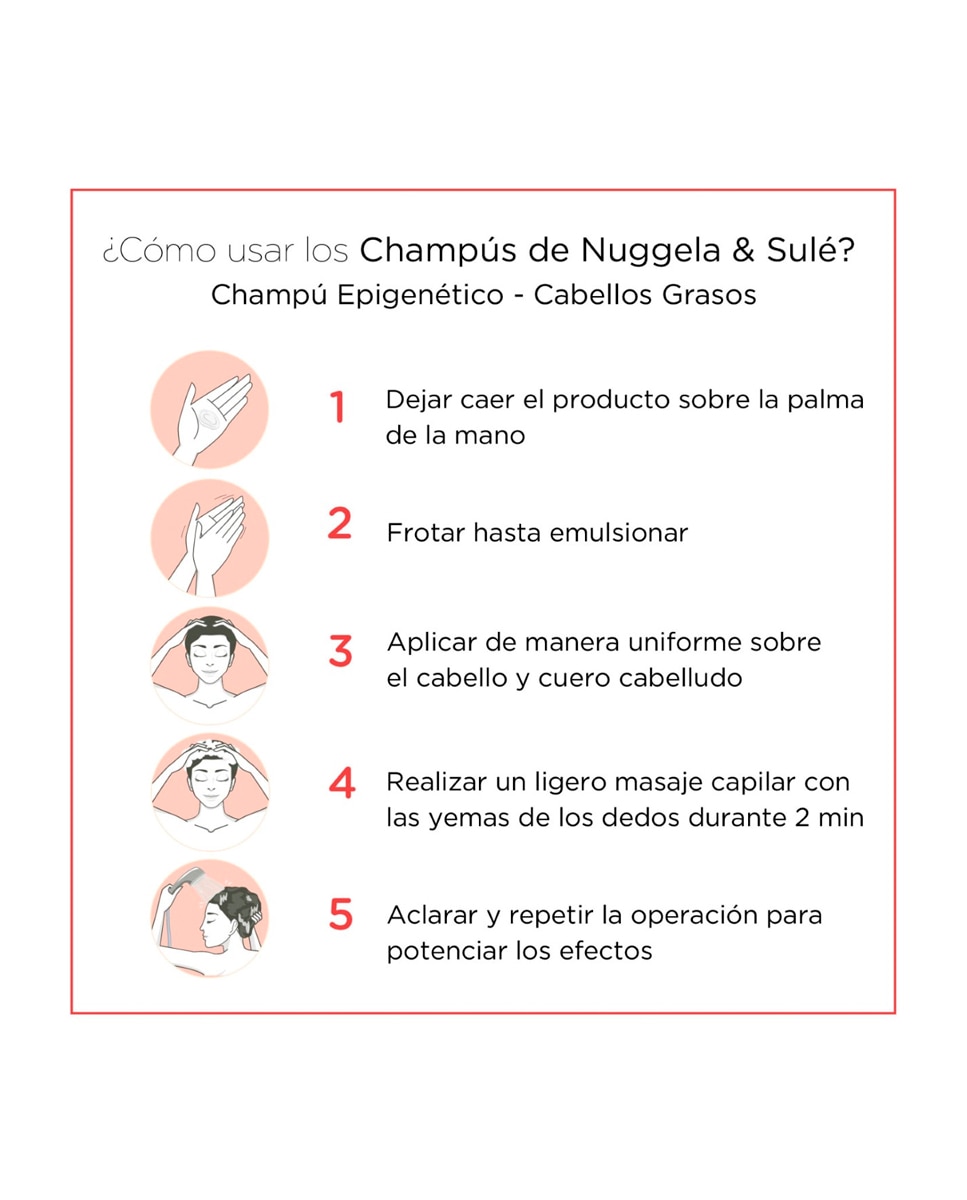 Imagen 4 de Champú Epigenético Cabellos Grasos Nuggela & Sulé - 250 ml