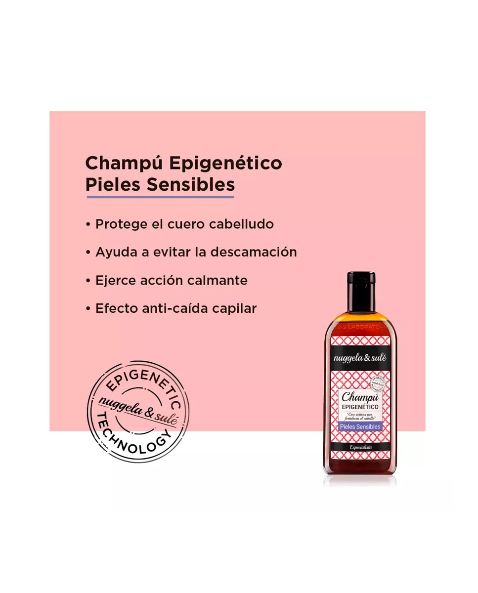Imagen 2 de Champú Epigenético Pieles Sensibles o Atópicas Nuggela & Sulé - 250 ml