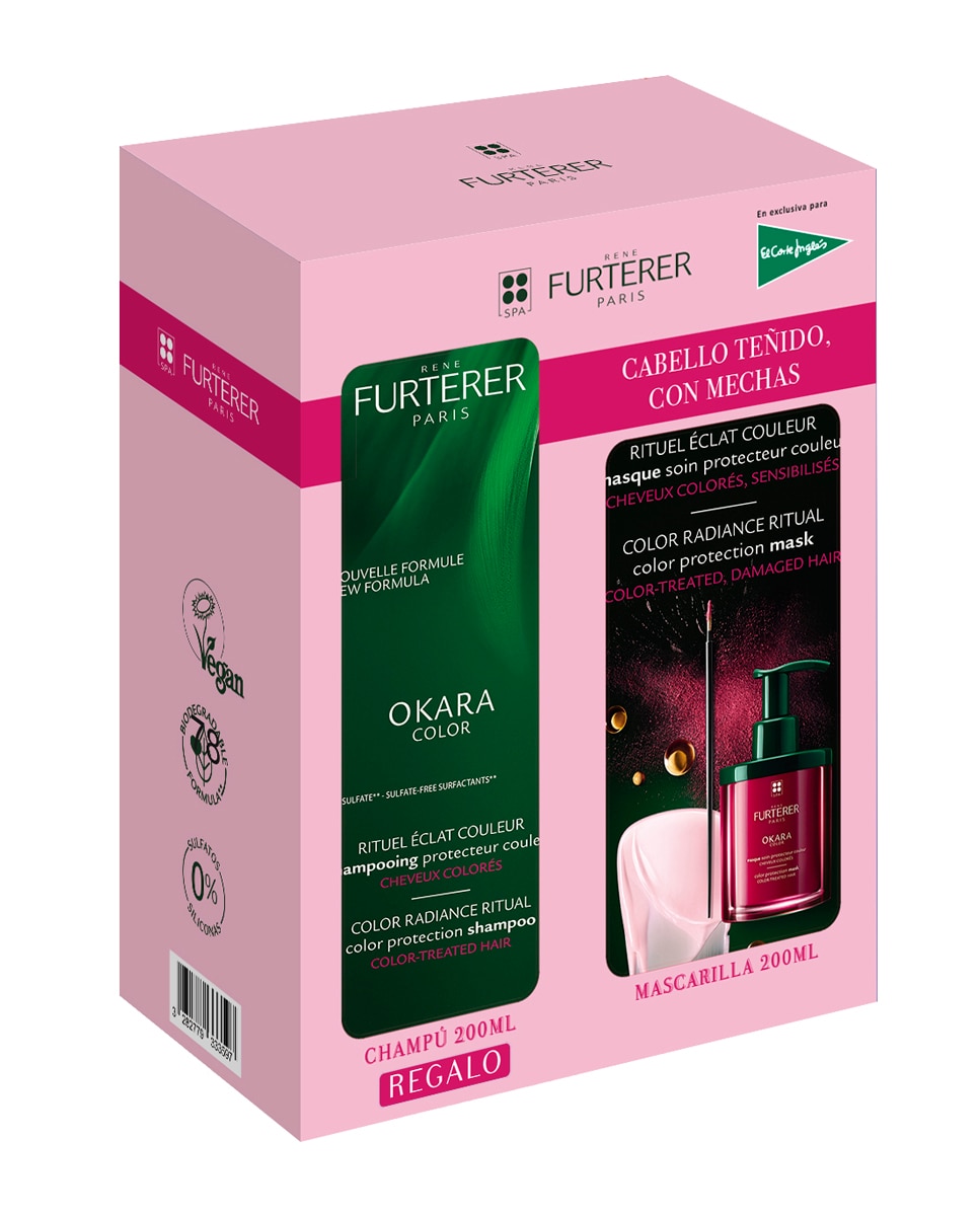 René Furterer - Cofre Okara Color Mascarilla + Color Champú René Furterer.