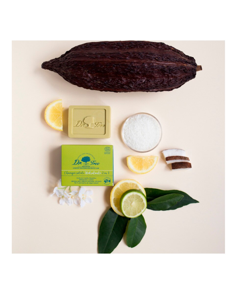 Champú Sólido Natural Hidratante Cuero Cabelludo Sensible Dr. Tree 2