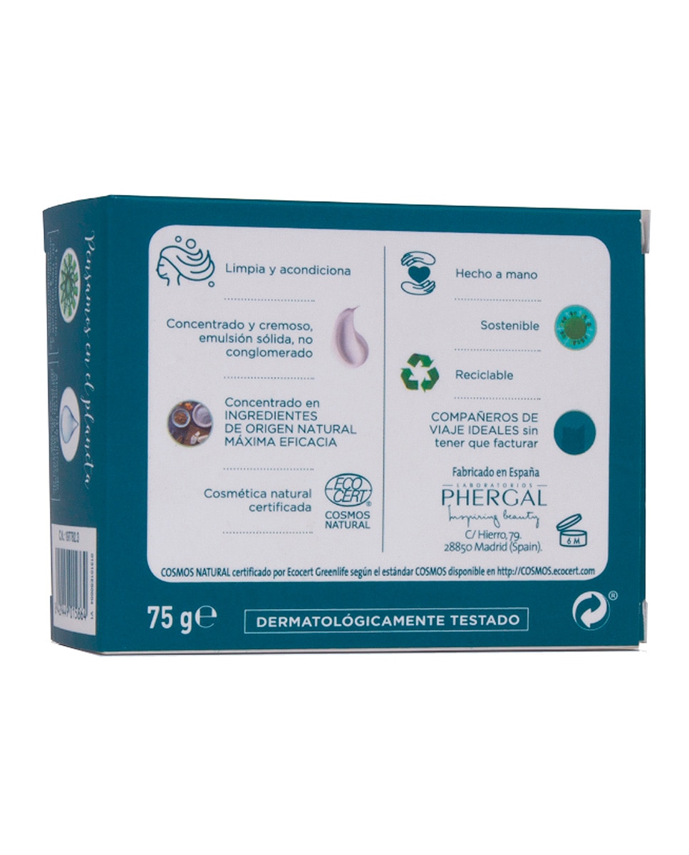 Champú Sólido Natural Hidratante Cuero Cabelludo Sensible Dr. Tree 5