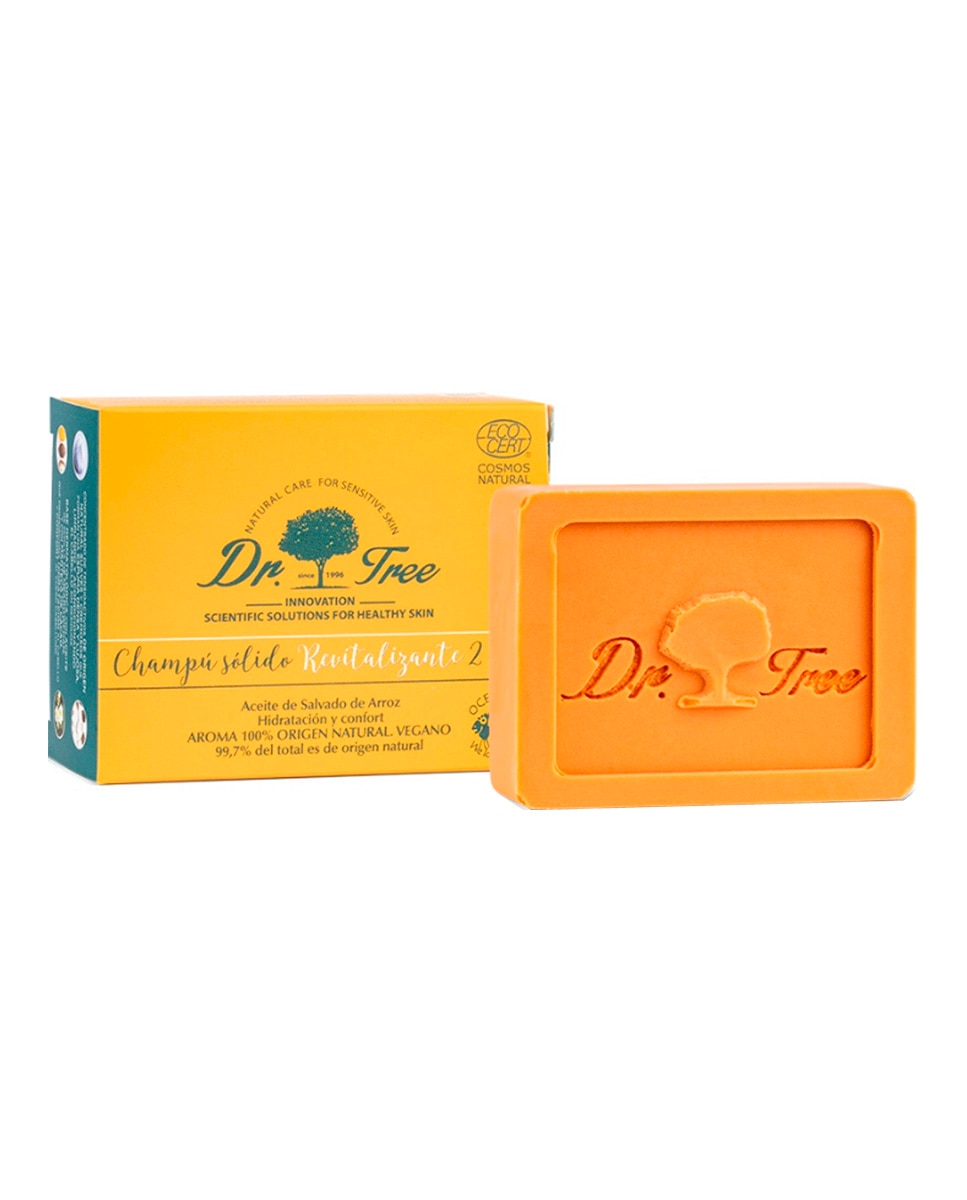 Dr. Tree - Eco Champú Sólido Revitalizante Cuero Cabelludo Sensible Dr. Tree.