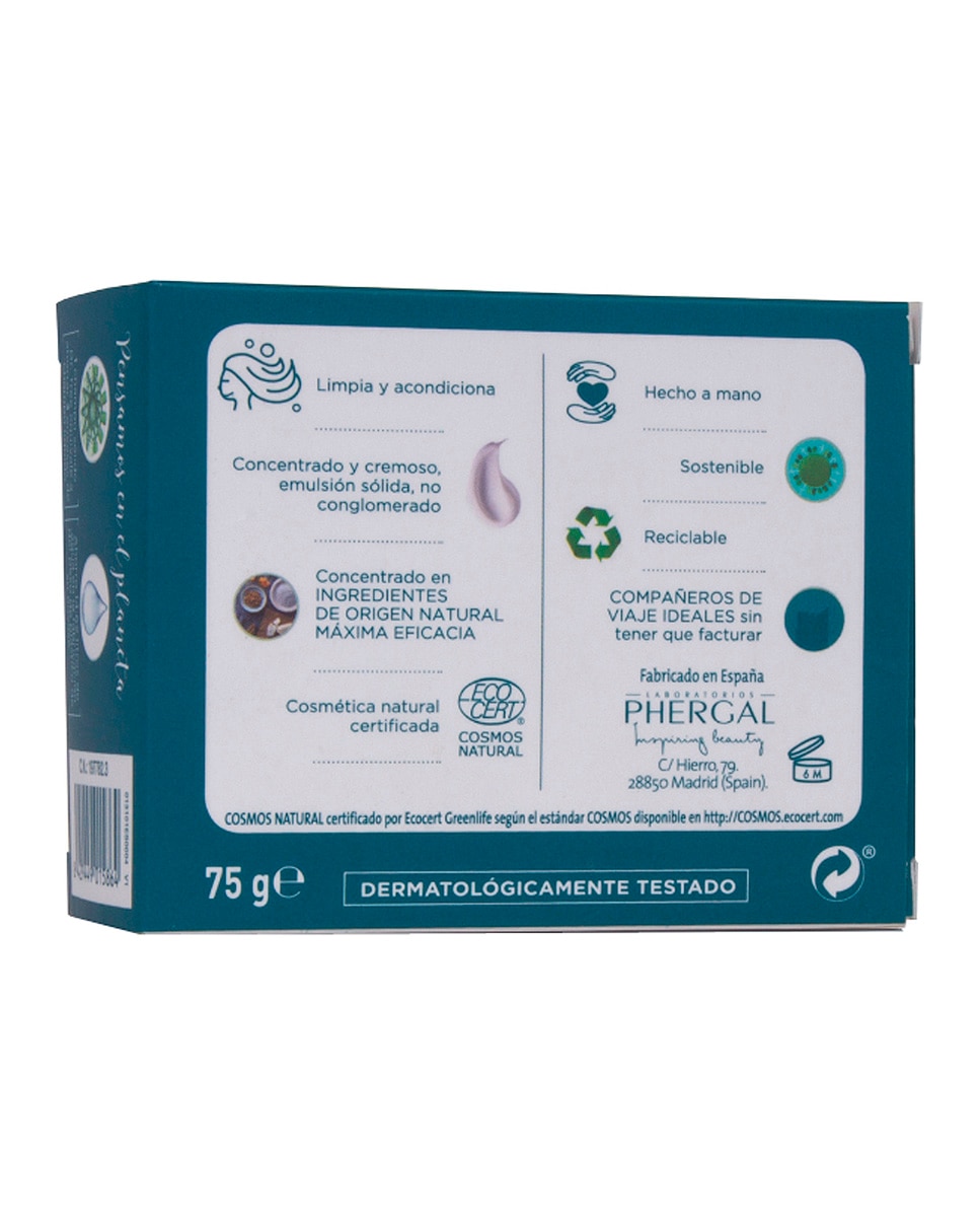 Eco Champú Sólido Revitalizante Cuero Cabelludo Sensible Dr. Tree 5