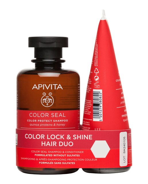 Cofre Champú + Acondicionador Protección Color Apivita