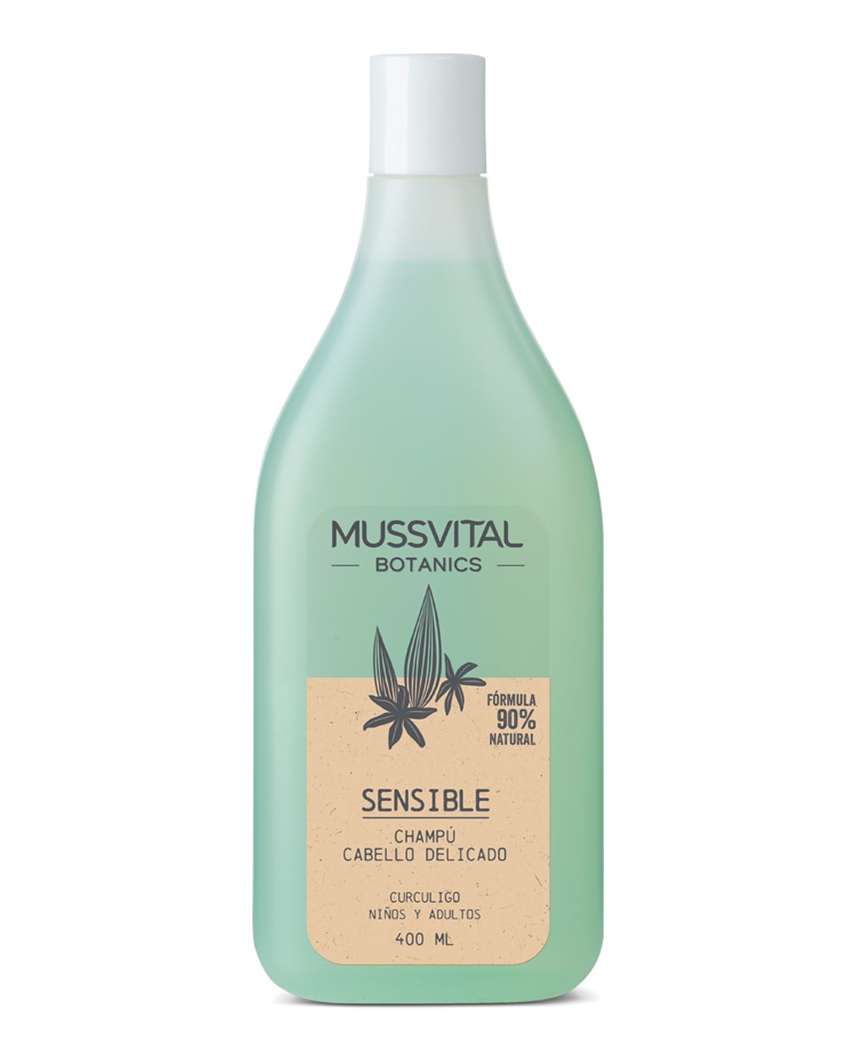 Imagen 0 de Champú Pieles Sensibles 400 ml Mussvital Botanics