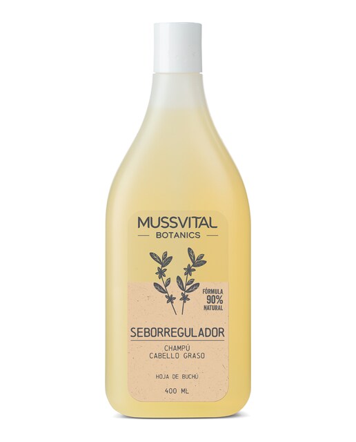 Champú Seborregulador Cabello Graso 400 ml Mussvital Botanics