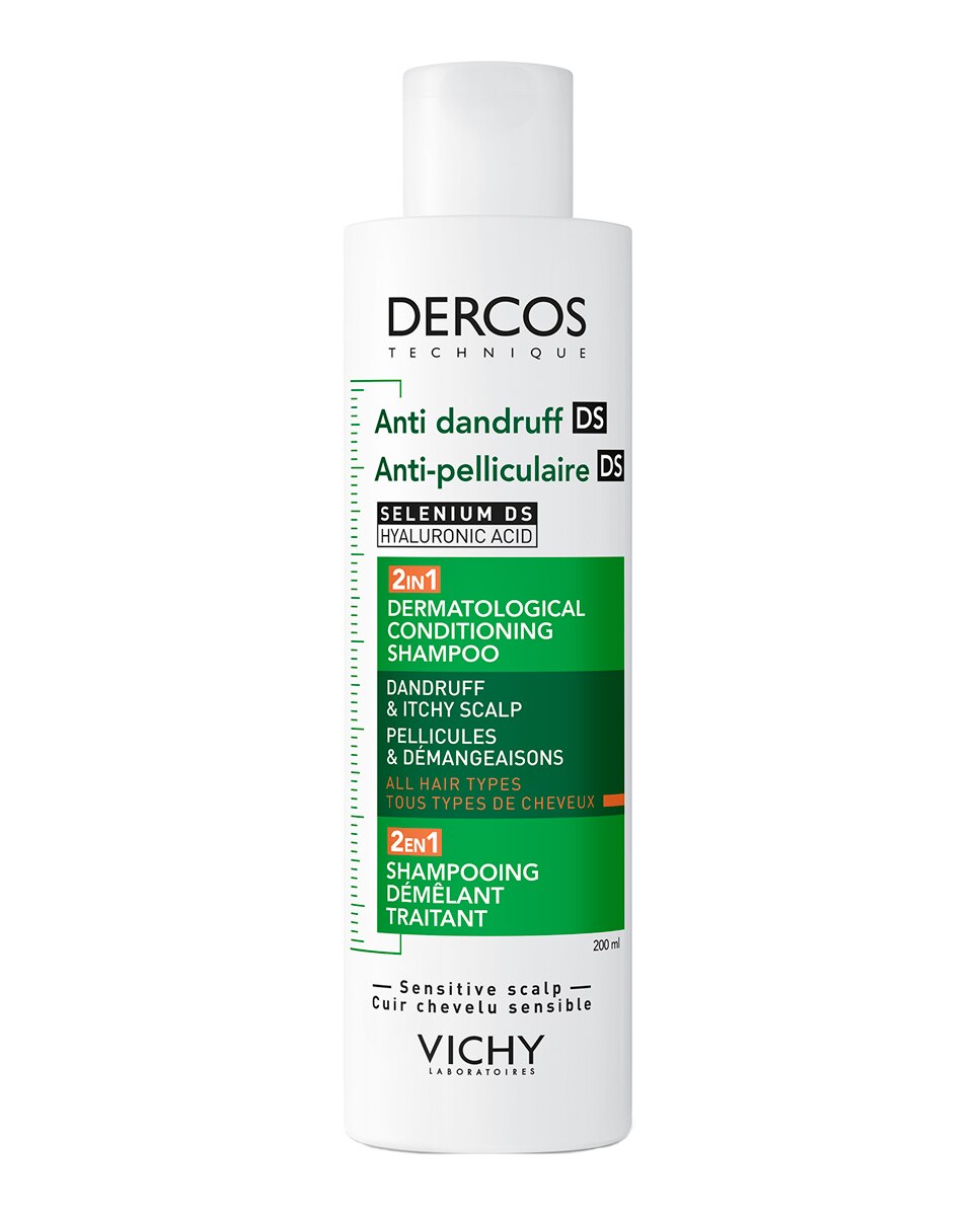 Imagen 0 de Champú Acondicionador Anticaspa DS 2 en 1 200 ml Vichy Dercos