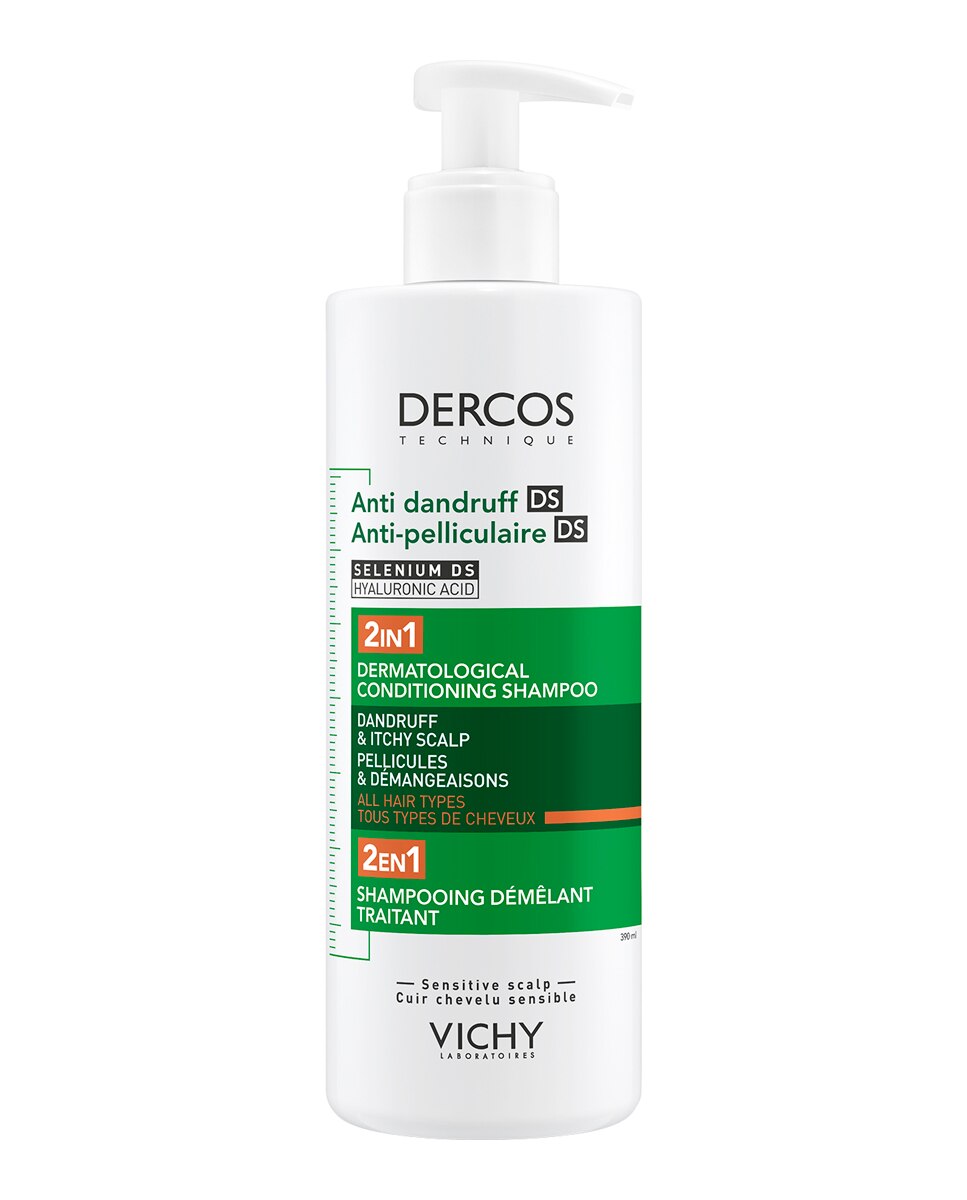 Imagen 0 de Champú Acondicionador Anticaspa DS 2 en 1 390 ml Vichy Dercos