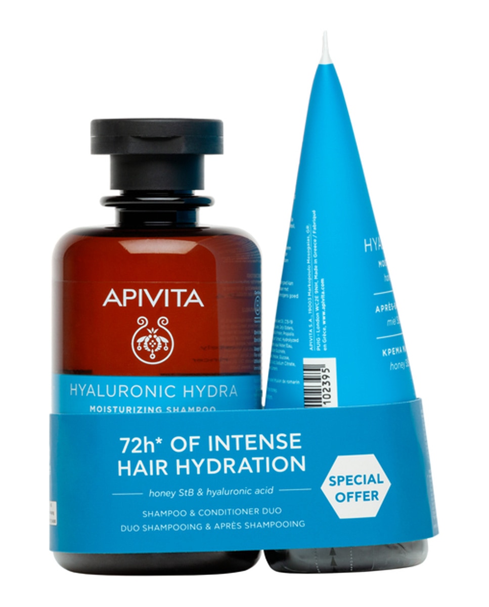 Imagen 0 de Pack Champú + Acondicionador Hyaluronic Hydra Apivita