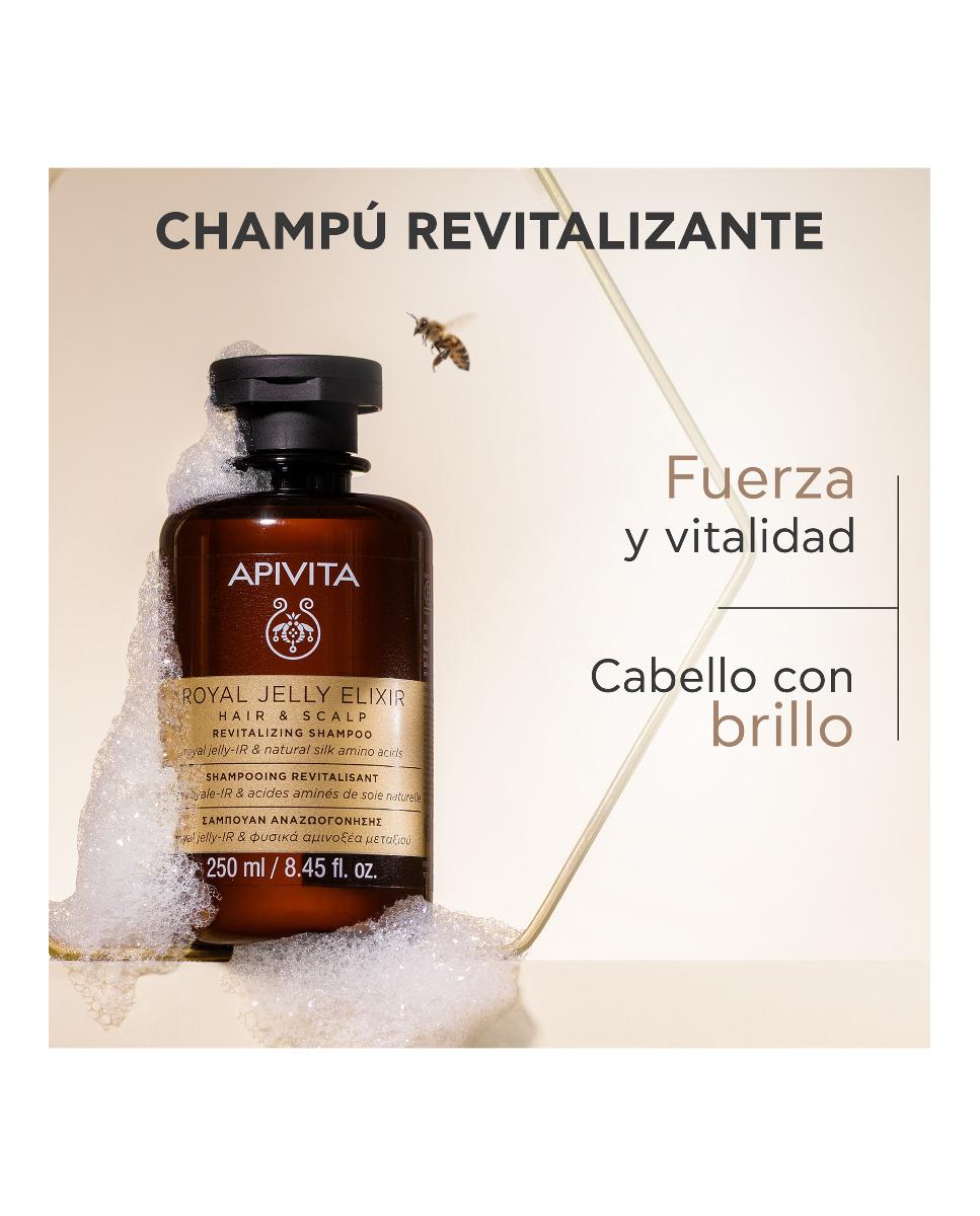 Champú Revitalizante  Royal Jelly 250 Ml Apivita 2