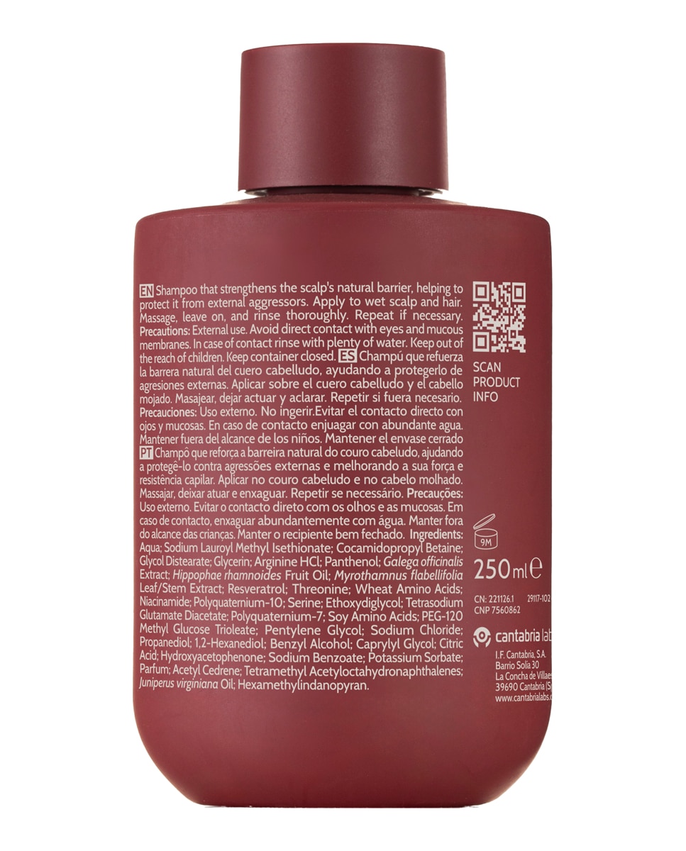 Champús Iraltone Barrier Comfort Shampoo 250 Ml Iraltone 2