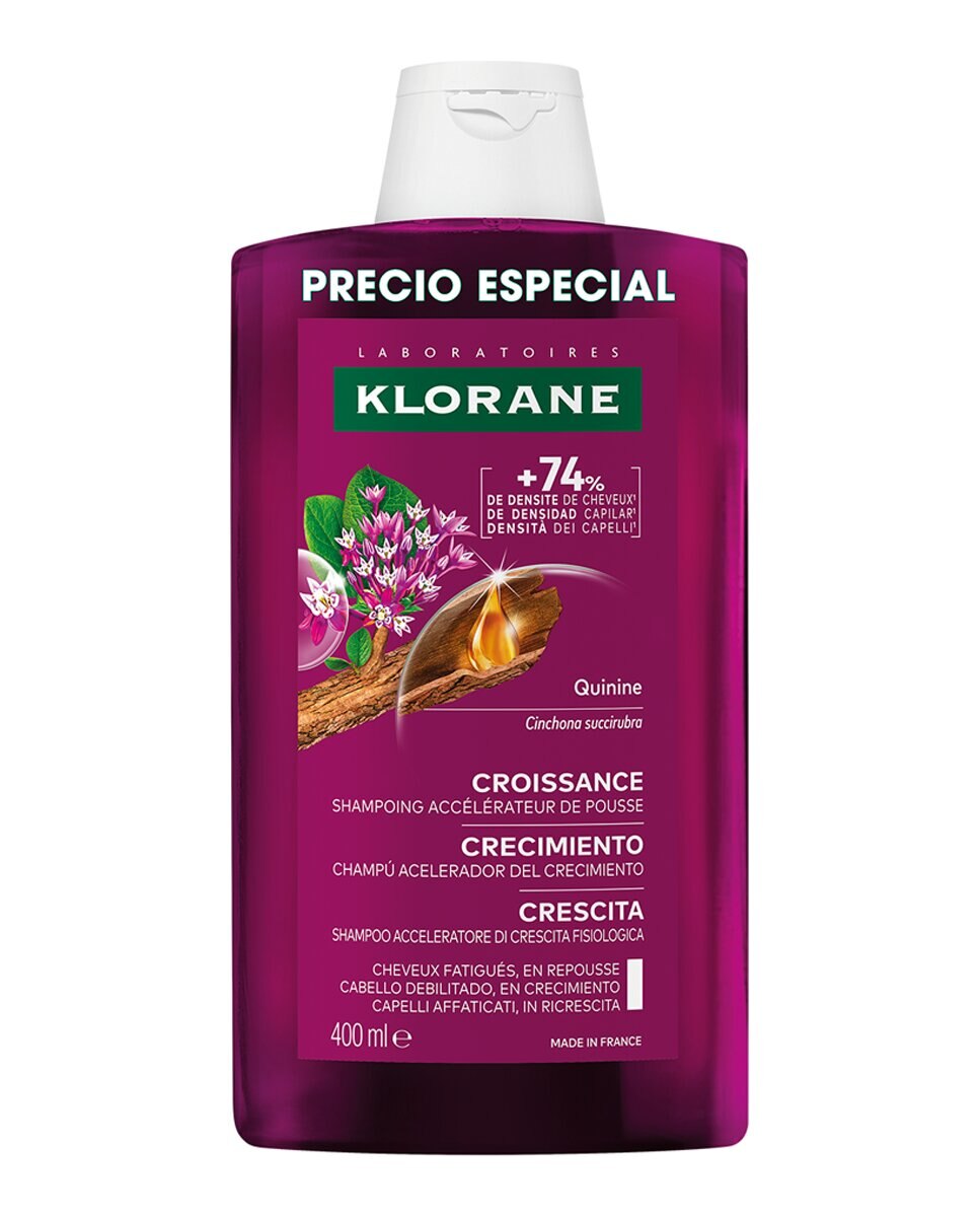 Imagen 0 de Champú crecimiento Adenosina y Quinina 400 ml Klorane