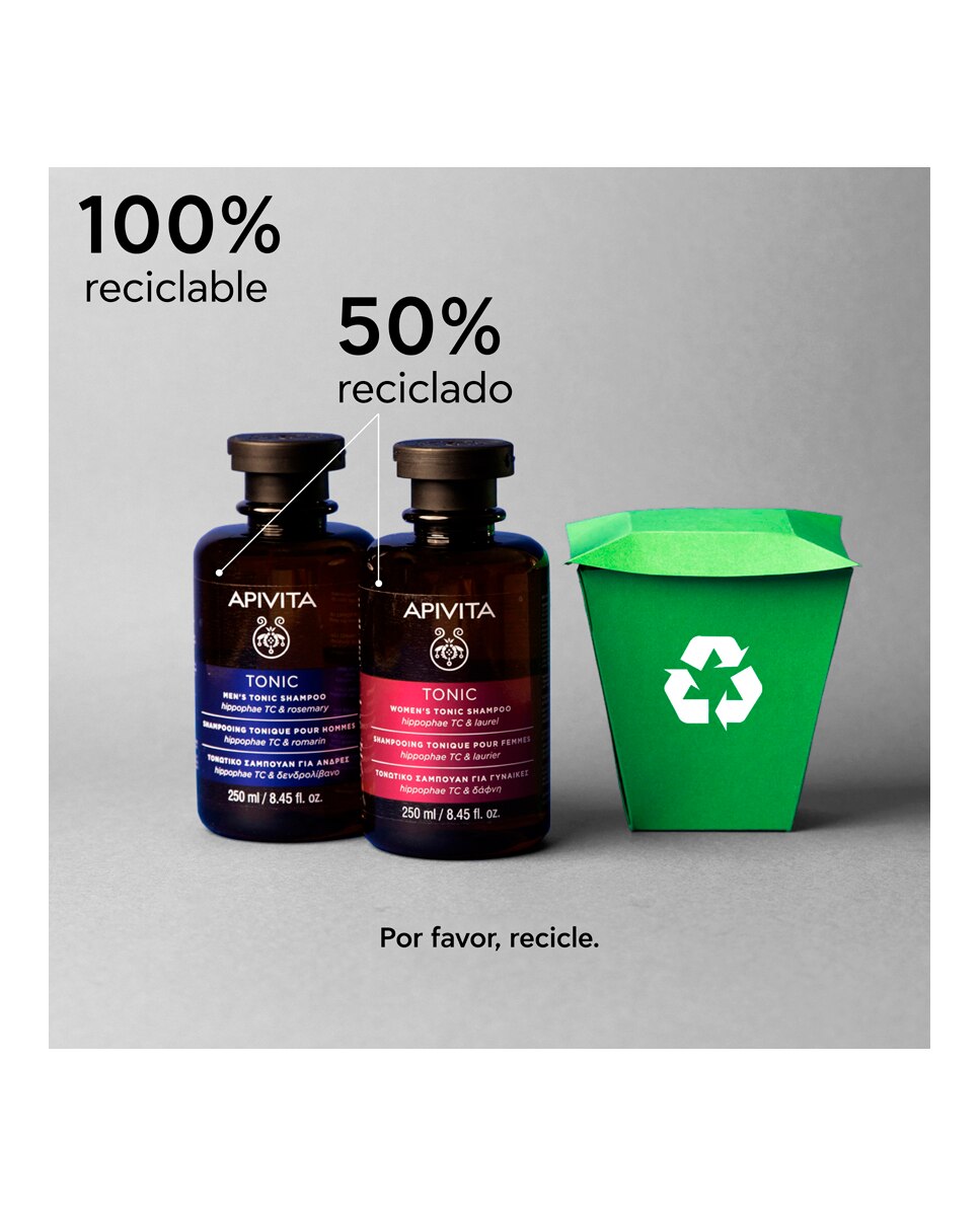Champú Tonificante Anticaída Apivita - 250 ml 6