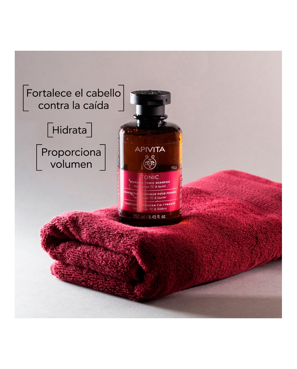 Champú Tonificante Cabello Fino Apivita - 250 ml 2