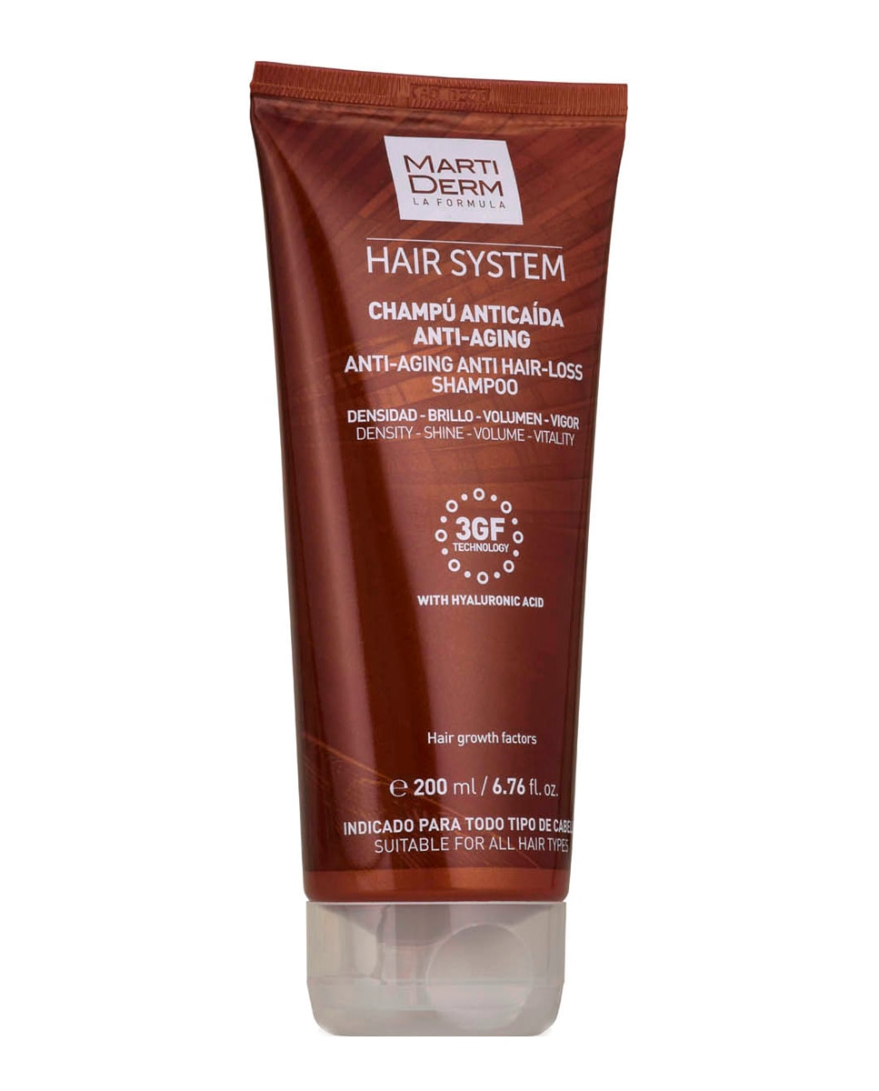Champú anticaída anti-aging Hair System Hair System MartiDerm - 200 ml 1