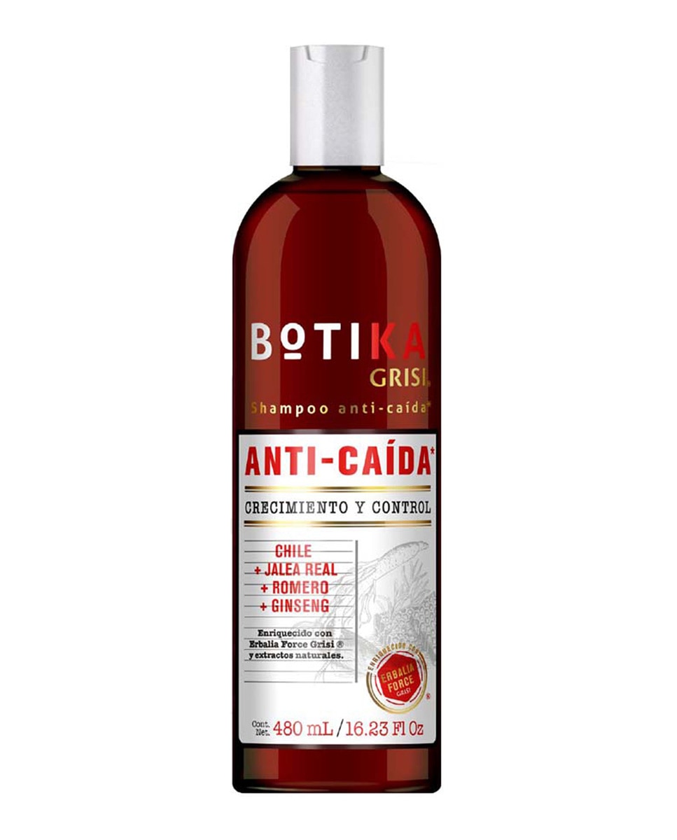 Imagen 0 de Champú Anticaída BotiKa 480 ml Grisi