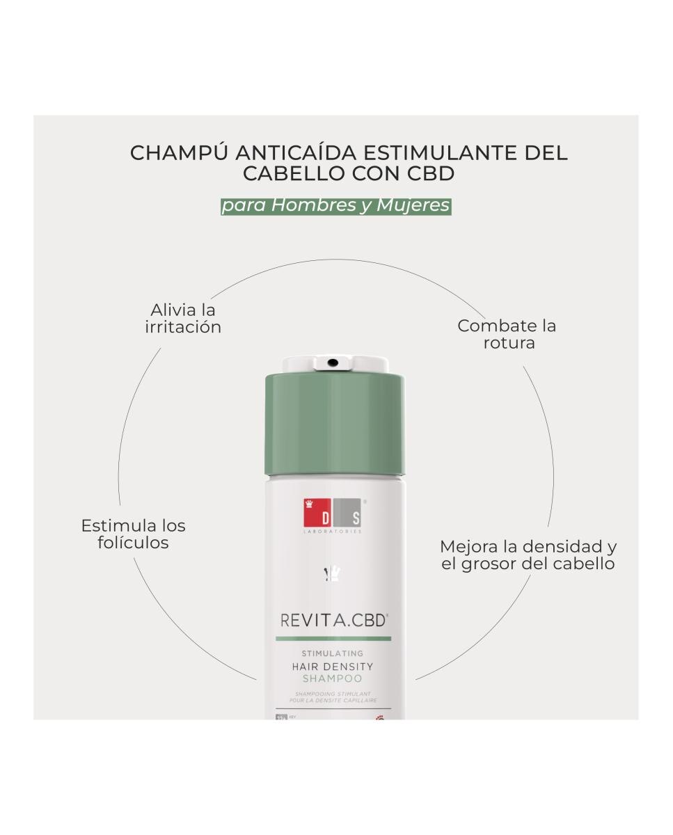 Champú Revita CBD anticaída antioxidante y estimulante DS Laboratories - 205 ml 4