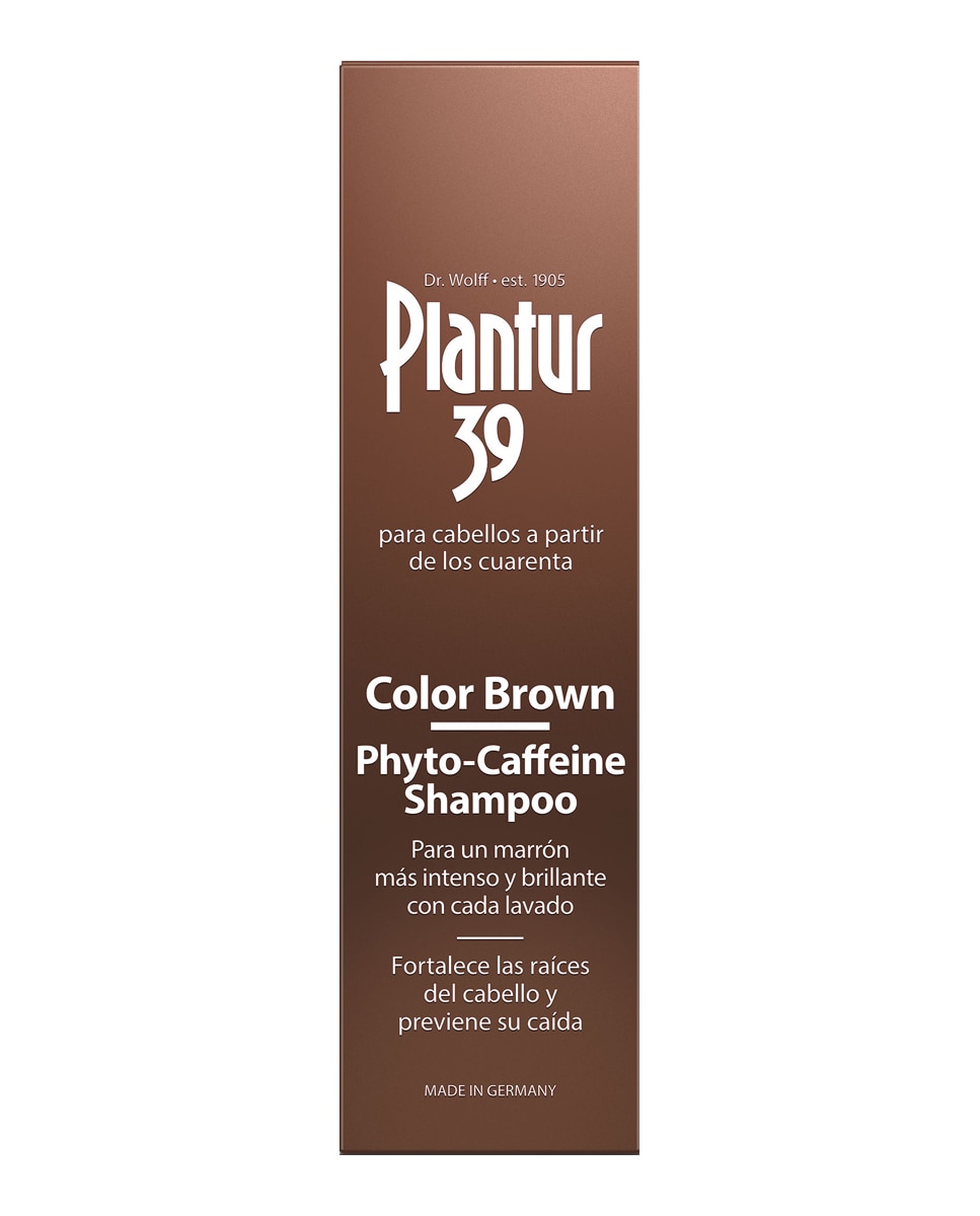 Imagen 3 de Champú Anticaída Color Brown 39 250 ml Plantur - 250 ml