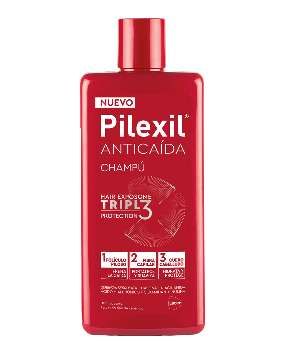 Pilexil - Champú Anticaída Triple 275 ml Pilexil.