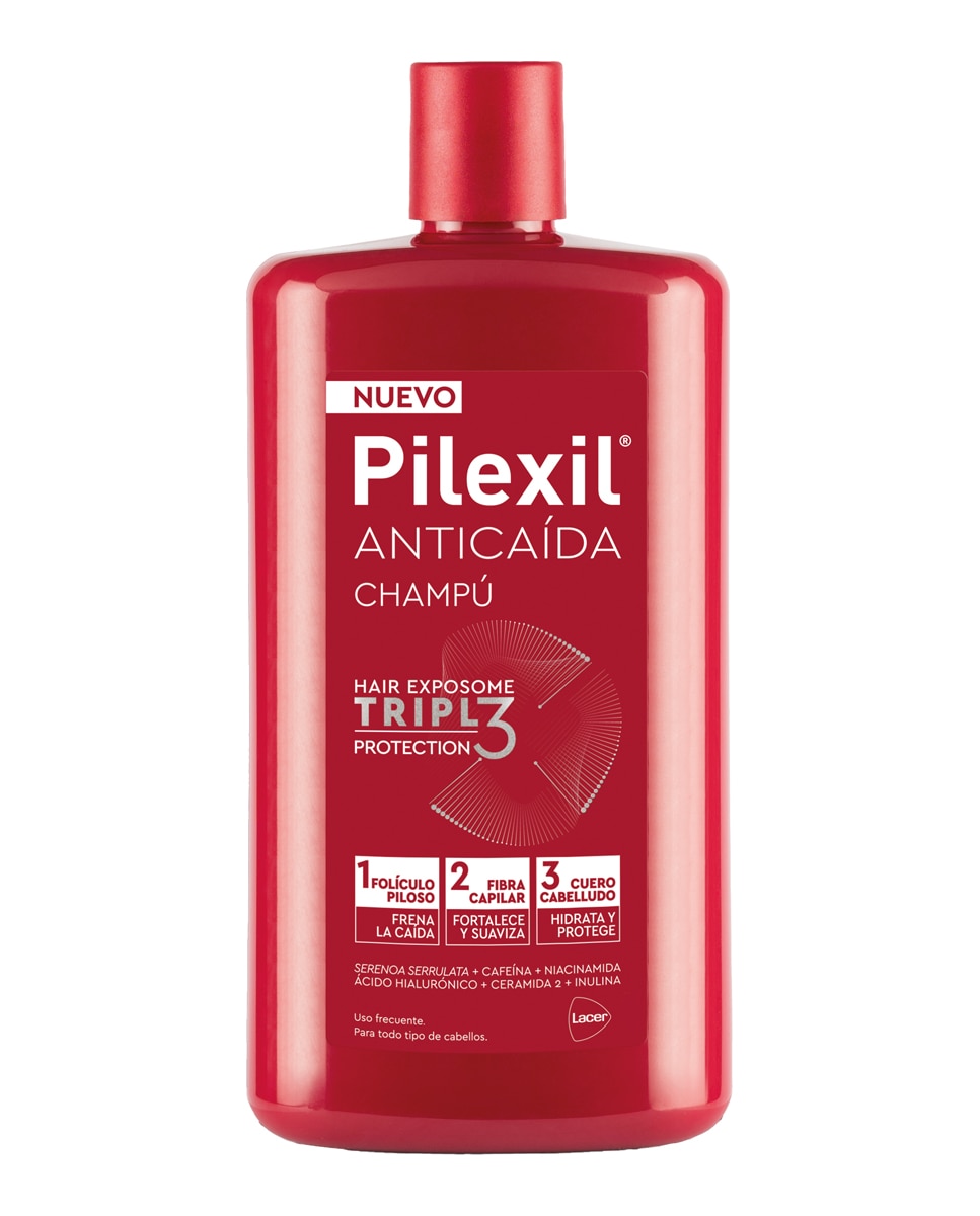 Pilexil - Champú Anticaída Triple 450 ml Pilexil.