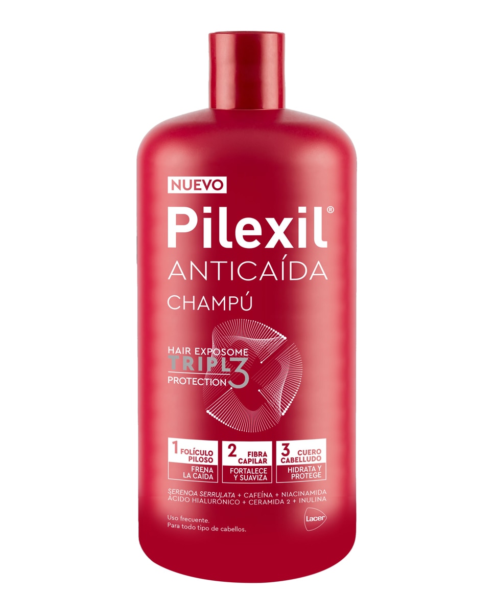 Pilexil - Champu Anticaida Triple Protec 900 ml Pilexil.