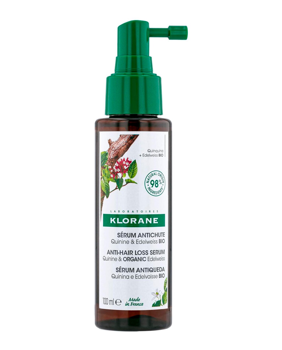 Sérum Anticaída A La Quinina y Edelweiss Bio 100 ml Klorane