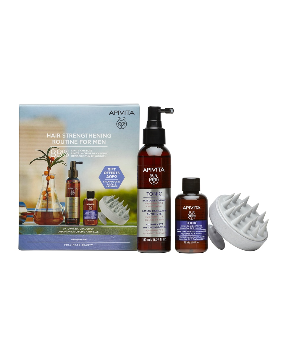 Apivita - Pack Loción Anticaída Hombre Apivita.