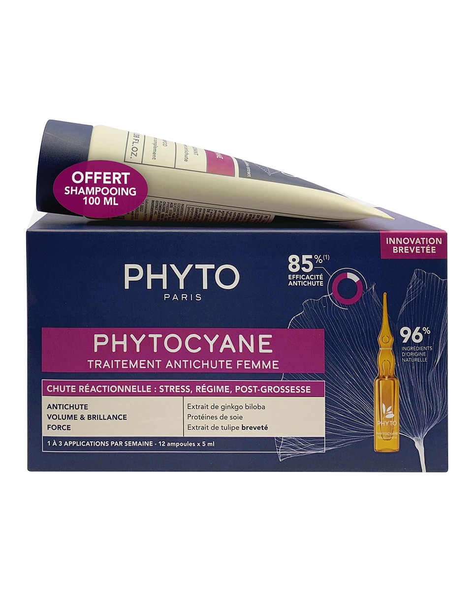 Phyto - Pack Tratamiento Reaccional Anticaída Phytocyane.