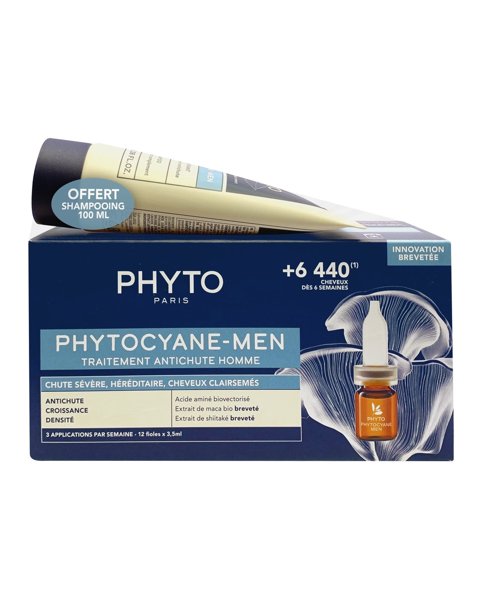 Phyto - Pack Tratamiento Progresivo Anticaída Phytocyane.