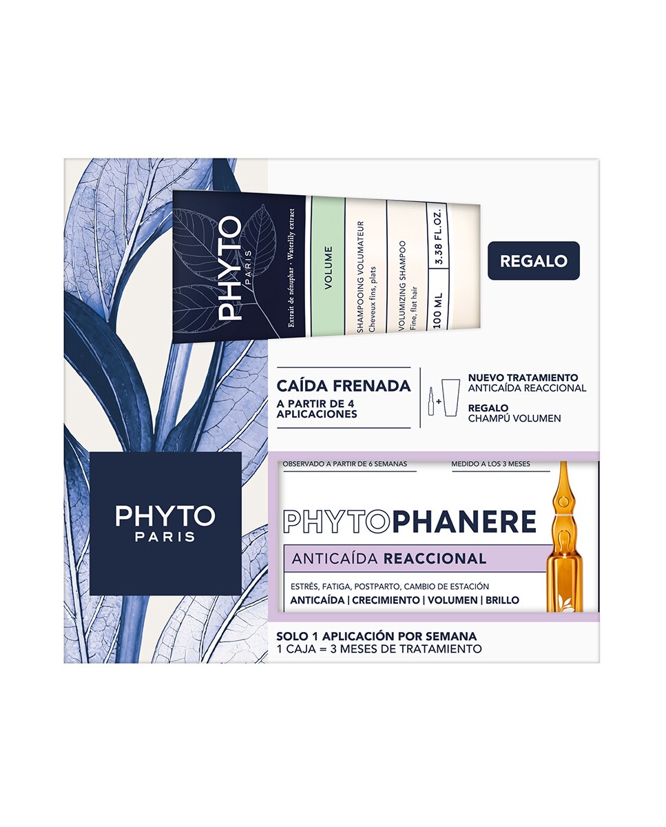 Set de Tratamiento Anticaída Reactivo Phytophanere 1