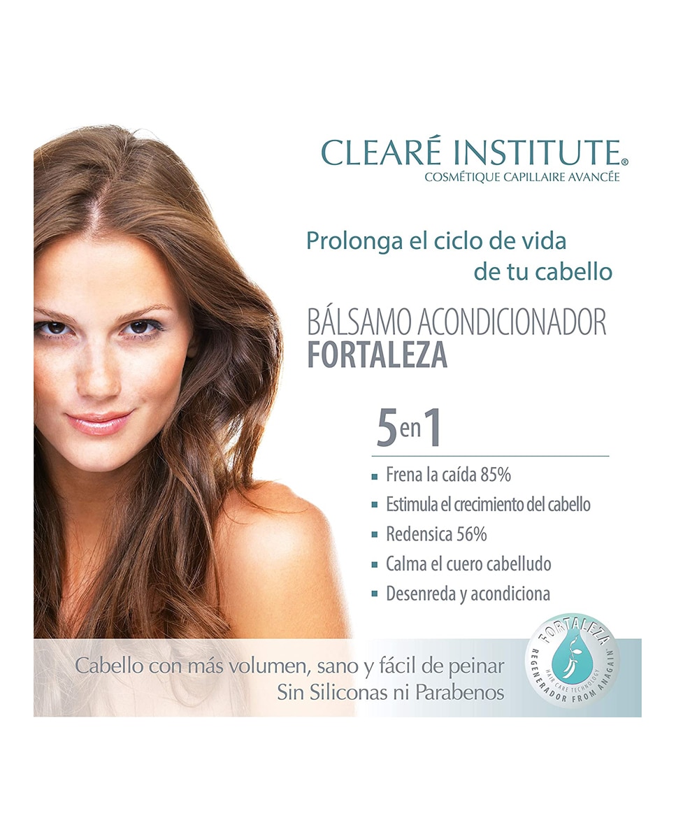 Bálsamo Acondicionador Fortaleza Anticaída Clearé institute - 200 ml 2