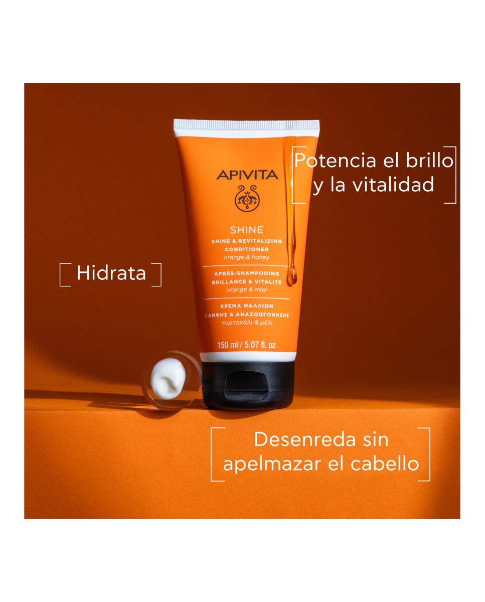 Acondicionador Brillo Y Vitalidad Apivita - 150 ml 2
