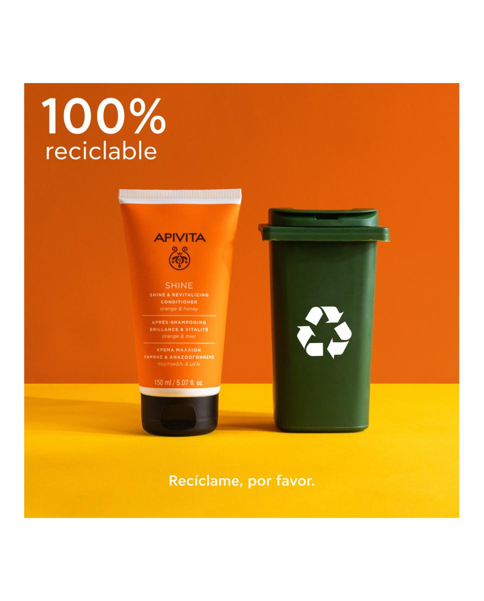 Acondicionador Brillo Y Vitalidad Apivita - 150 ml 6