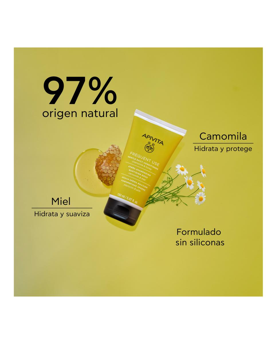 Acondicionador Suave De Uso Diario 150 Ml Apivita - 150 ml 3