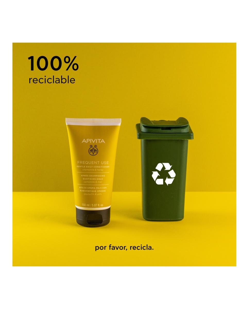 Acondicionador Suave De Uso Diario 150 Ml Apivita - 150 ml 5