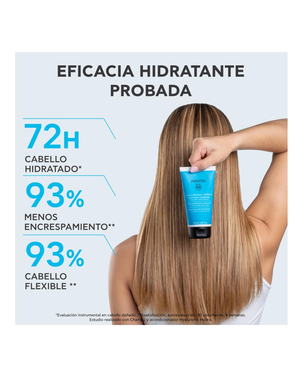 Imagen 3 de Acondicionador Hidratante Todo Tipo de Cabello 150 ml Apivita - 150 ml
