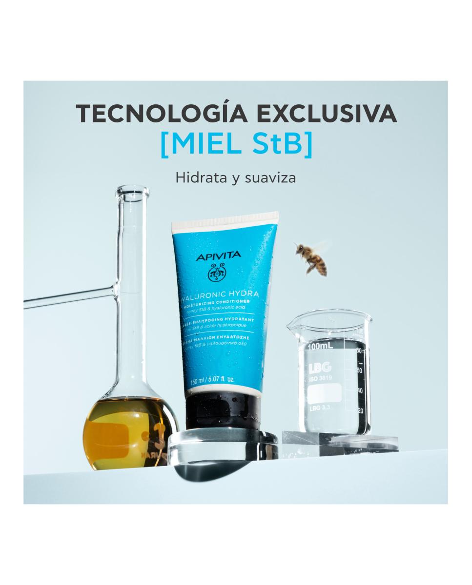 Imagen 5 de Acondicionador Hidratante Todo Tipo de Cabello 150 ml Apivita - 150 ml