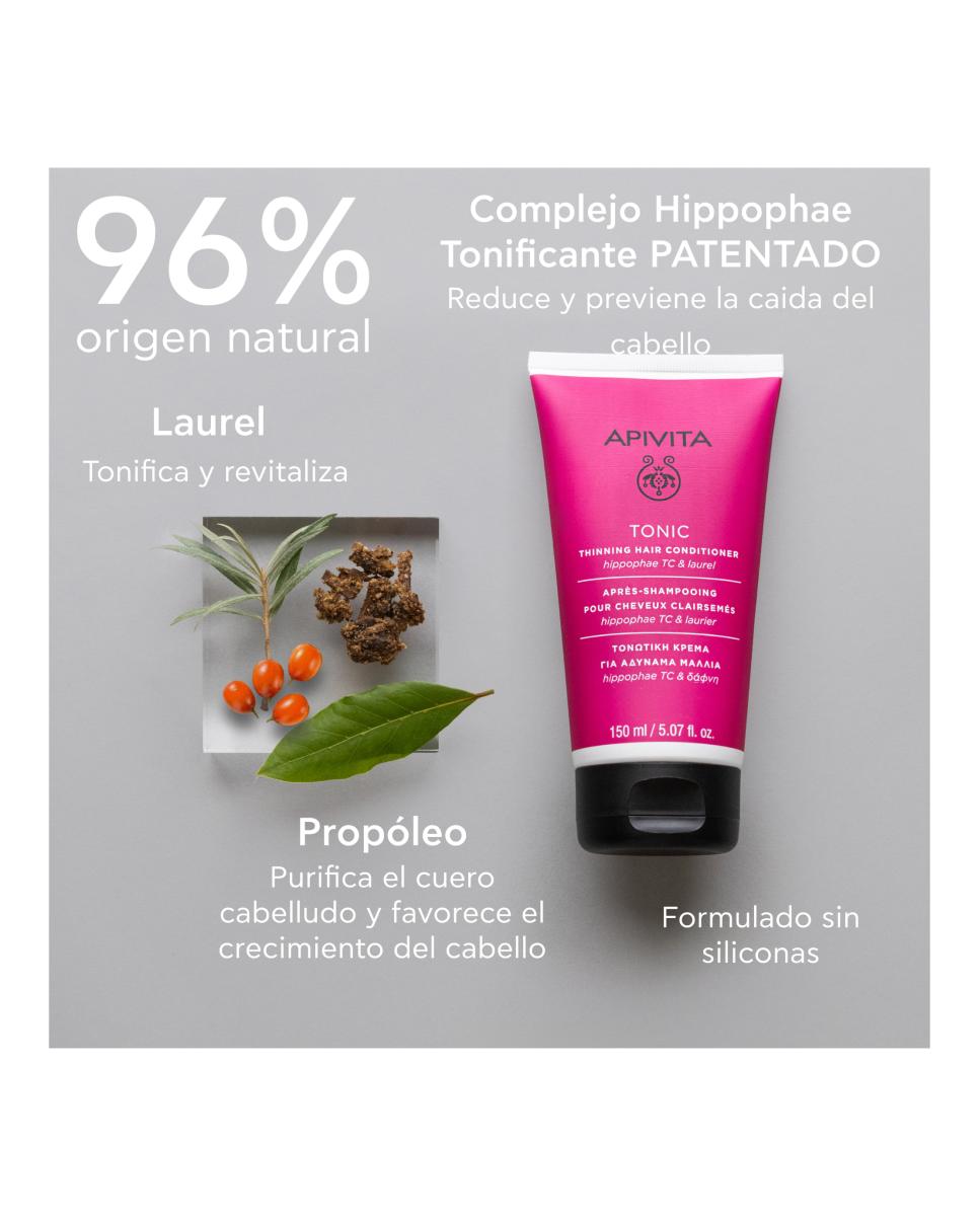 Acondicionador Tonificante Para Cabello Fino 150 Ml Apivita - 150 ml 3