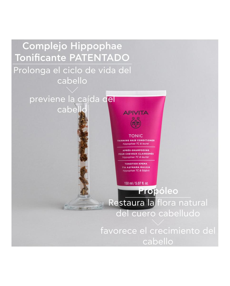 Acondicionador Tonificante Para Cabello Fino 150 Ml Apivita - 150 ml 6