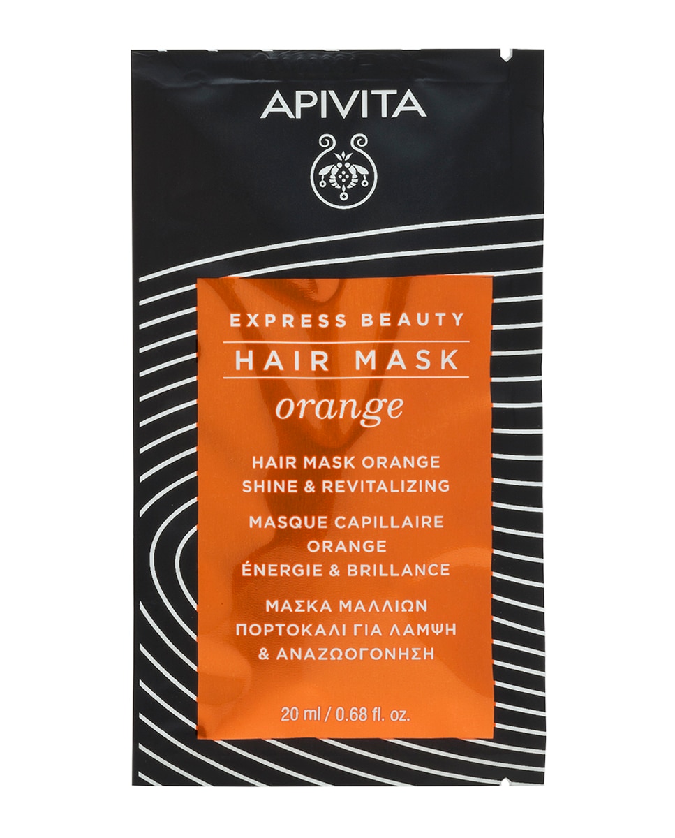 Mascarilla Capilar Brillo y Vitalidad Naranja & Miel Apivita 1