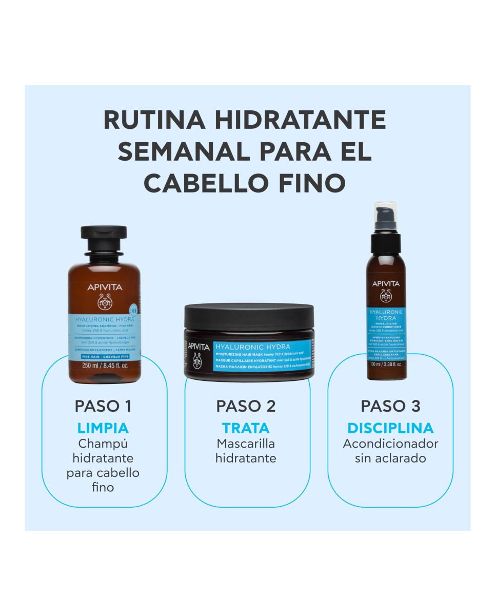 Mascarilla Capilar Hidratante Apivita - 200 ml 7