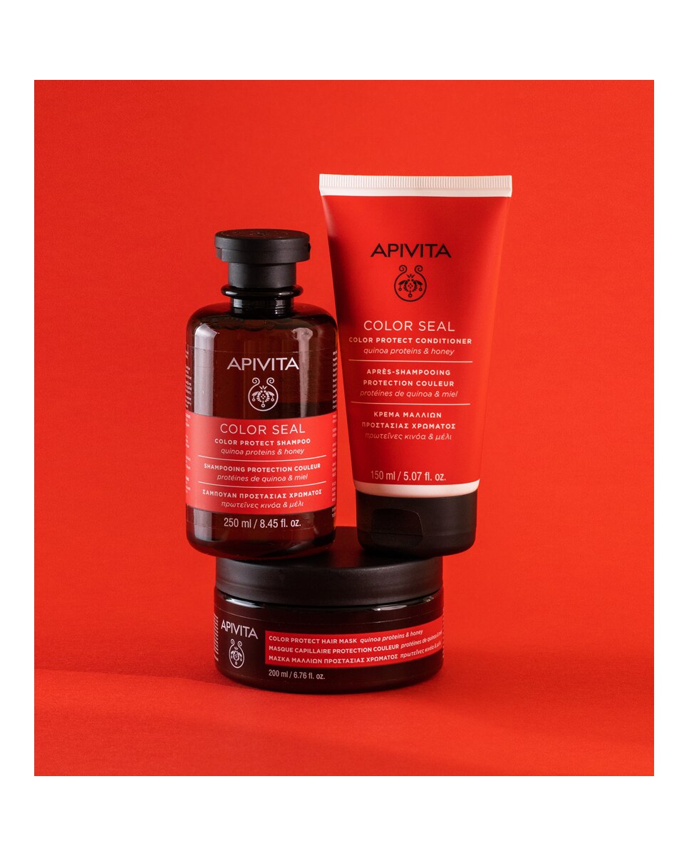 Mascarilla Capilar Selladora del Color Apivita - 200 ml 7