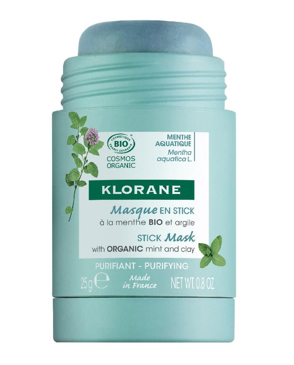 Klorane - Mascarilla En Stick A La Menta Acuática Bio Y Arcilla 25 g Klorane.