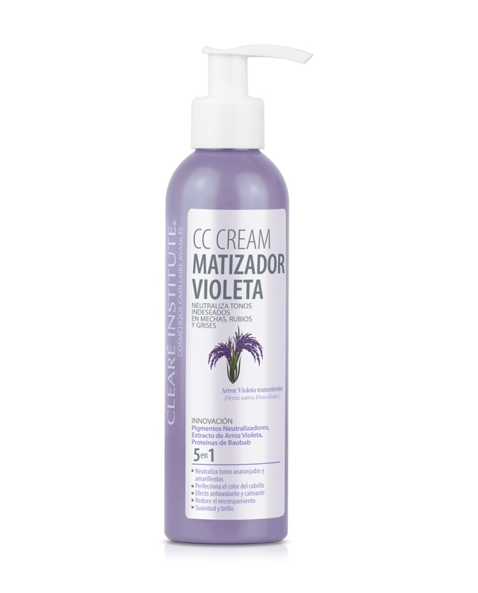 CC Cream Matizador Violeta 200 ml Clearé Institute 1