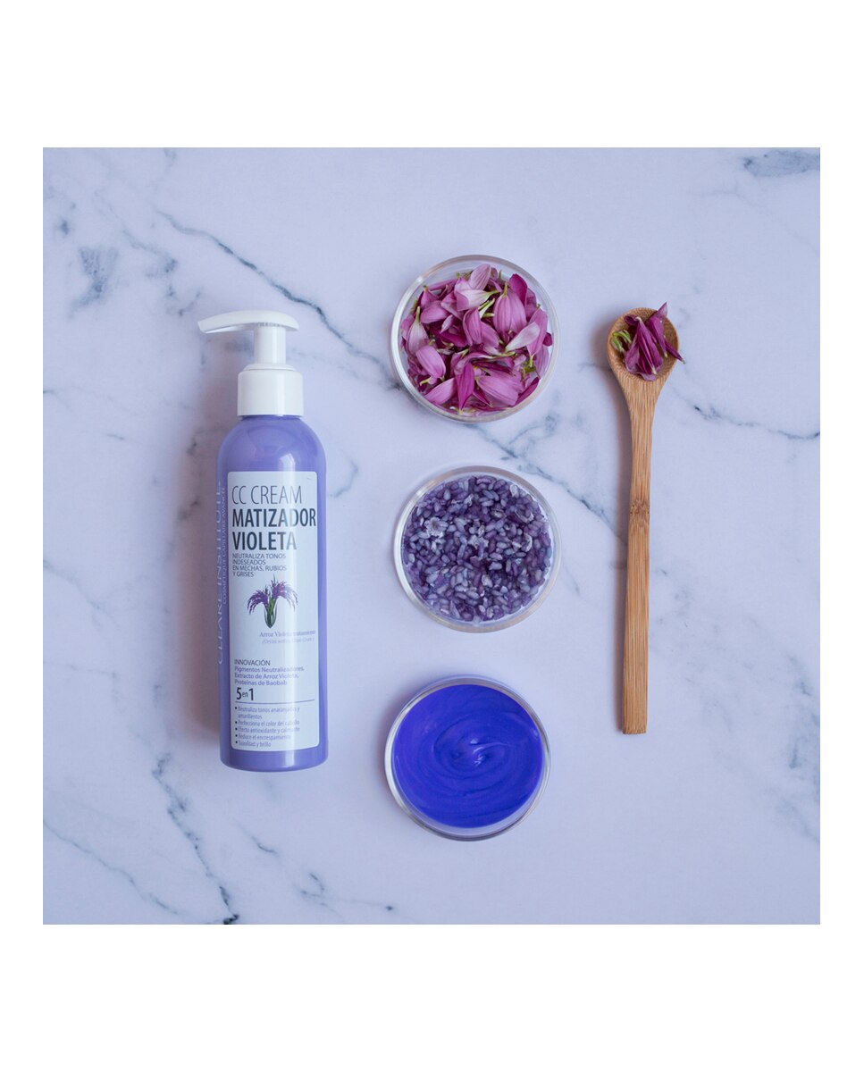 Imagen 3 de CC Cream Matizador Violeta 200 ml Clearé Institute - 200 ml