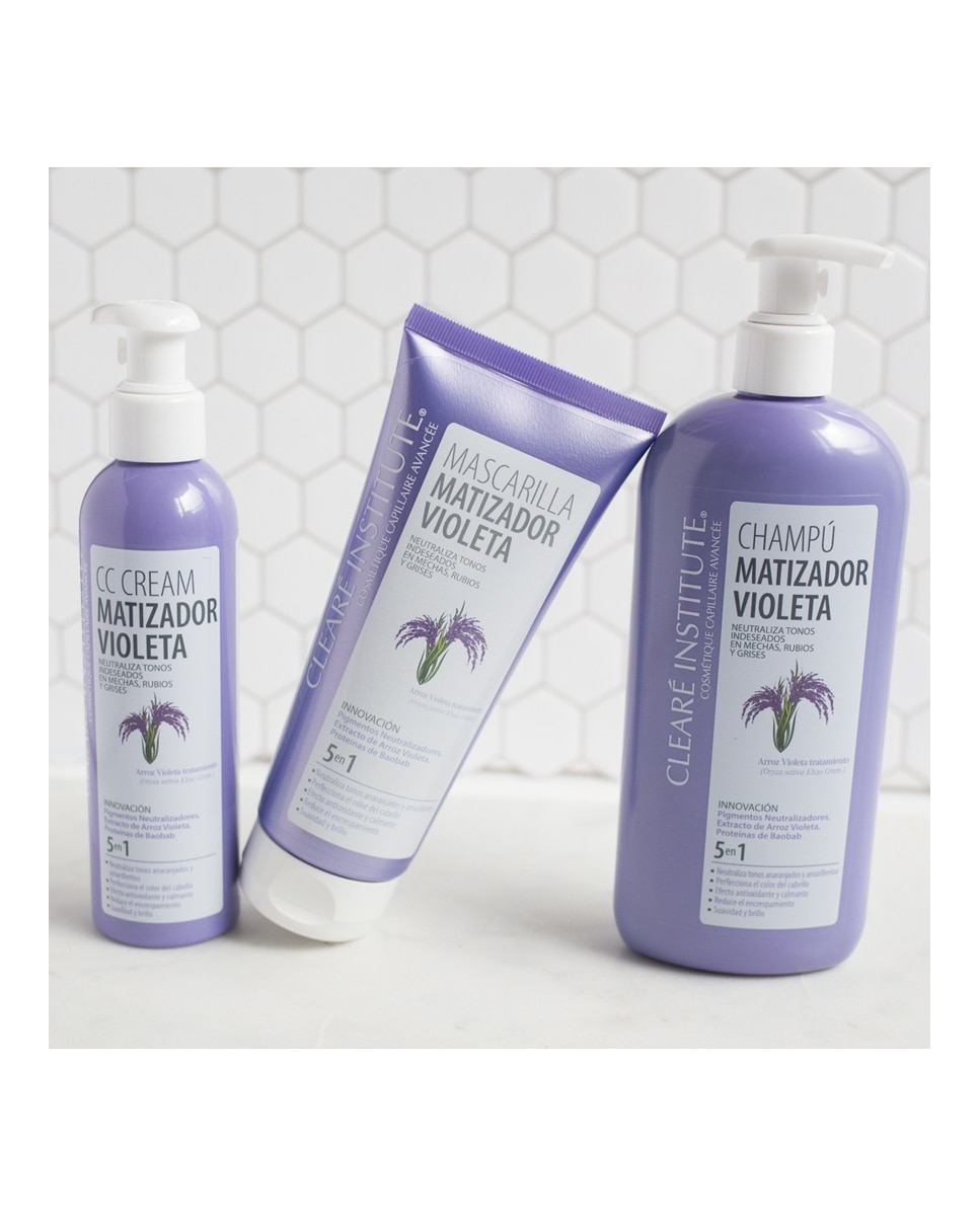 Mascarilla Matizador Violeta Clearé Institute - 200 ml 4